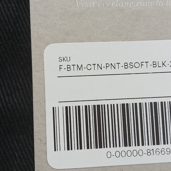 EVERLANE 2 Women Jeans DENIM Pants New BLACK SOFT Casual Work - Picture 6 of 8